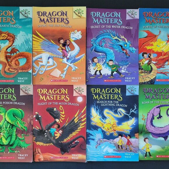LOT OF 15 DRAGON MASTERS BRANCHES PAPERBACK KIDS BOYS BOOKS #1-20 BY TRACEY WEST - Picture 4 of 14